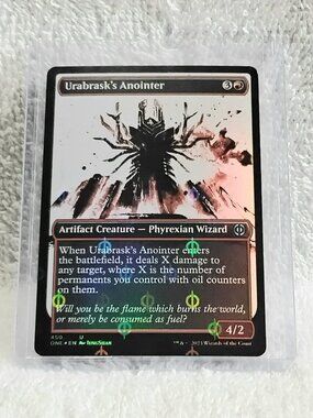 5/$20 Mint 2023 MTG Urabrask's Anointer UC Foil Card 450  Deckmaster!!